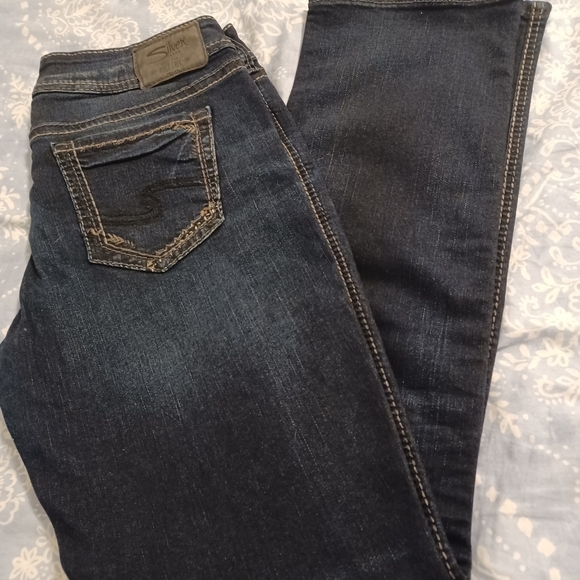 Silver Elyse Mid- Straight Women's Jeans 28W, 30L. - Picture 2 of 8